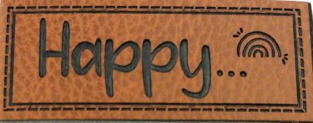 Kunstleder Patch Happy