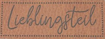 Kunstleder Patch Lieblingsteil