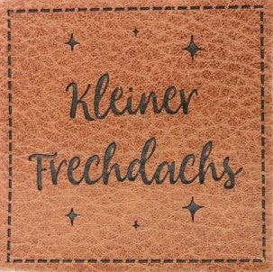 Kunstleder Patch kleiner Frechdachs