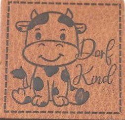 Kunstleder Patch Dorfkind