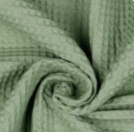 Waffelpiqué dunkelmint