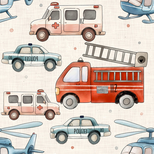 Bio French Terry Einsatzfahrzeuge