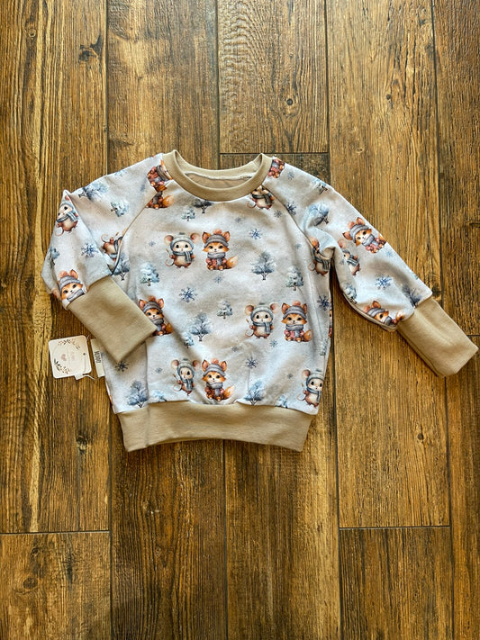 Sweater Winterfreunde Gr. 86/92