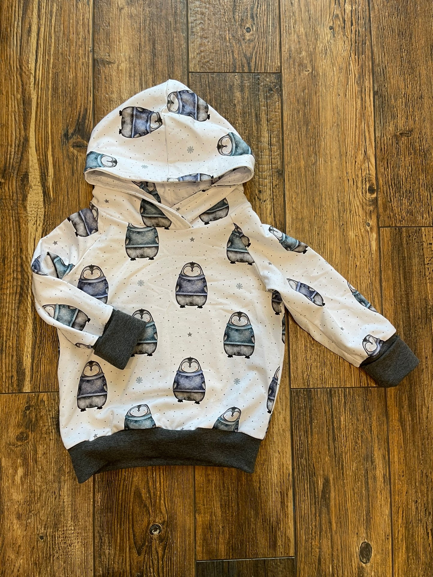 Hoodie Pinguin Gr. 98/104