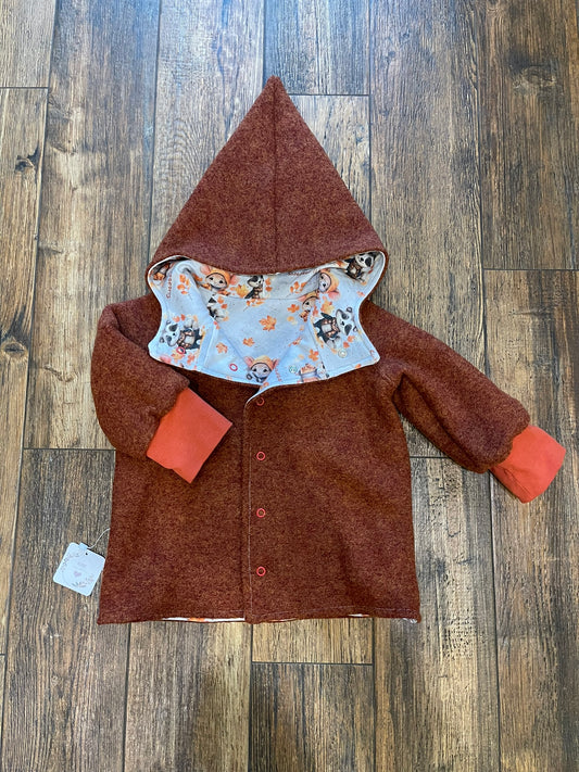 Walkjacke rost meliert - Sweater Weather Gr. 86/92