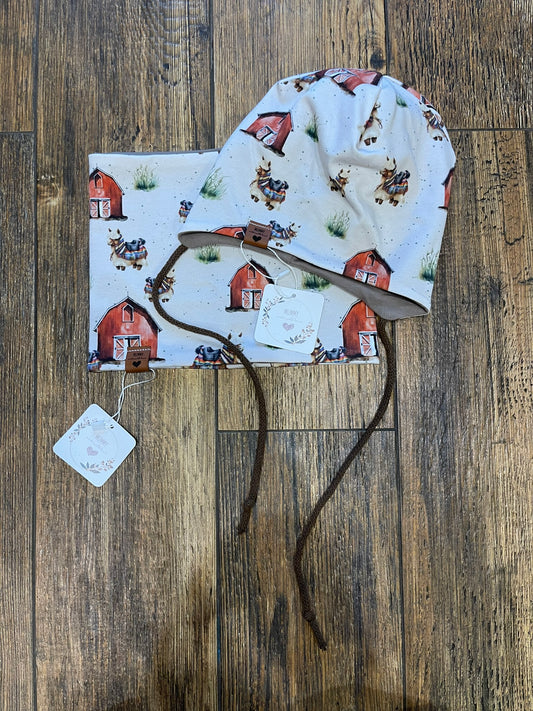 Haube Loop Set Alpaka KU 43-45