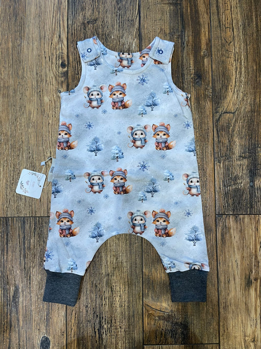 Strampler Winterfreunde Gr. 68