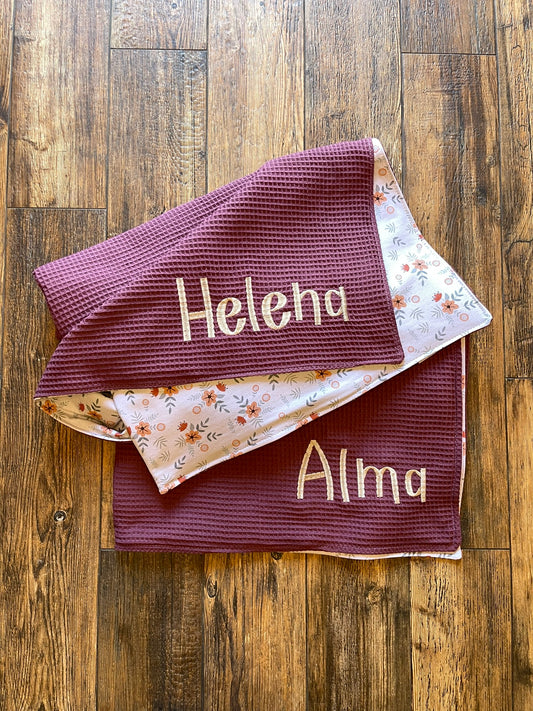 personalisierte Babydecke