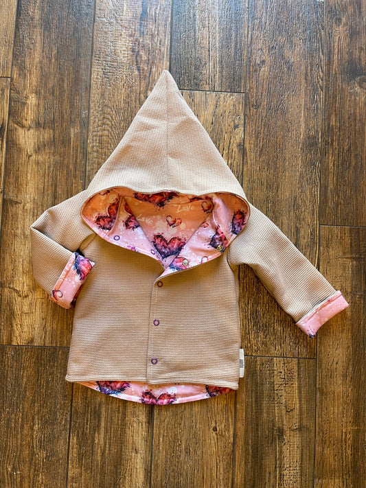 Zipfeljacke sand Love Gr. 86