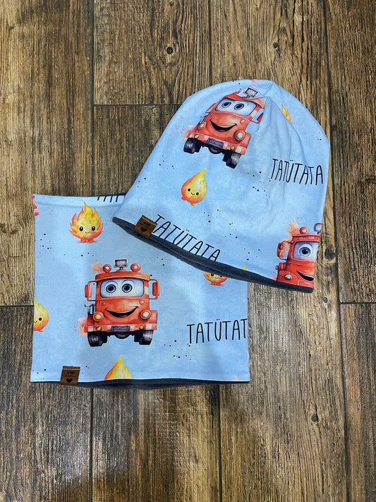 Beanie Loop Set warm Feuerwehr KU 54