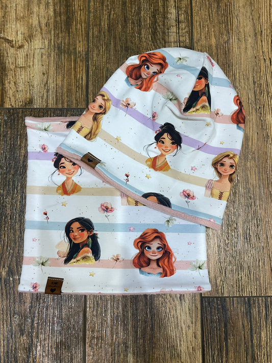 Beanie Loop Set warm Prinzessinnen KU 50