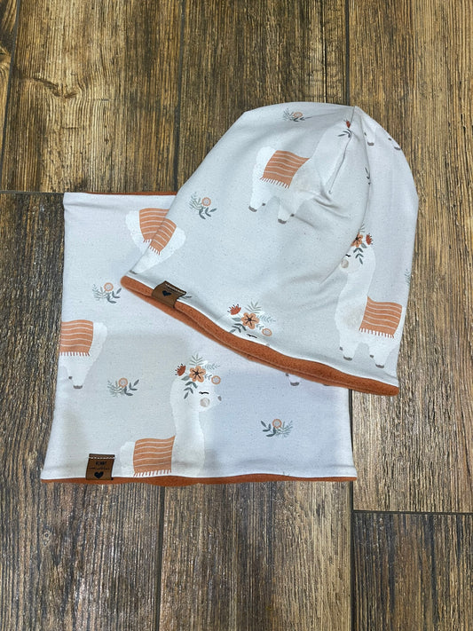 Beanie Loop Set warm Alpaka KU 50