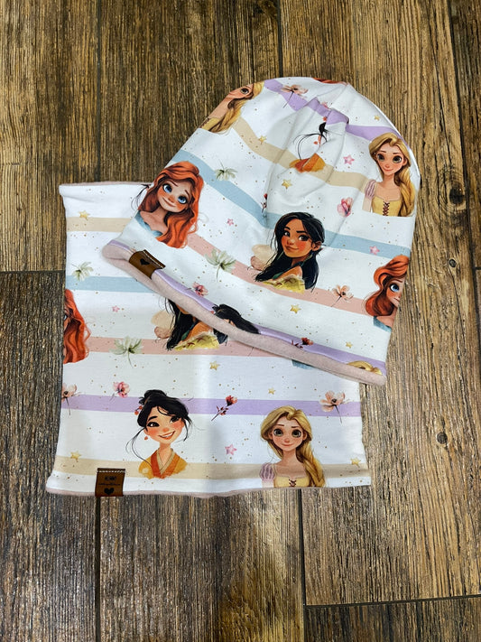 Beanie Loop Set warm Prinzessinnen KU 48
