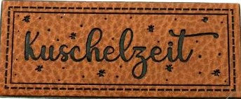 Kunstleder Patch Kuschelzeit