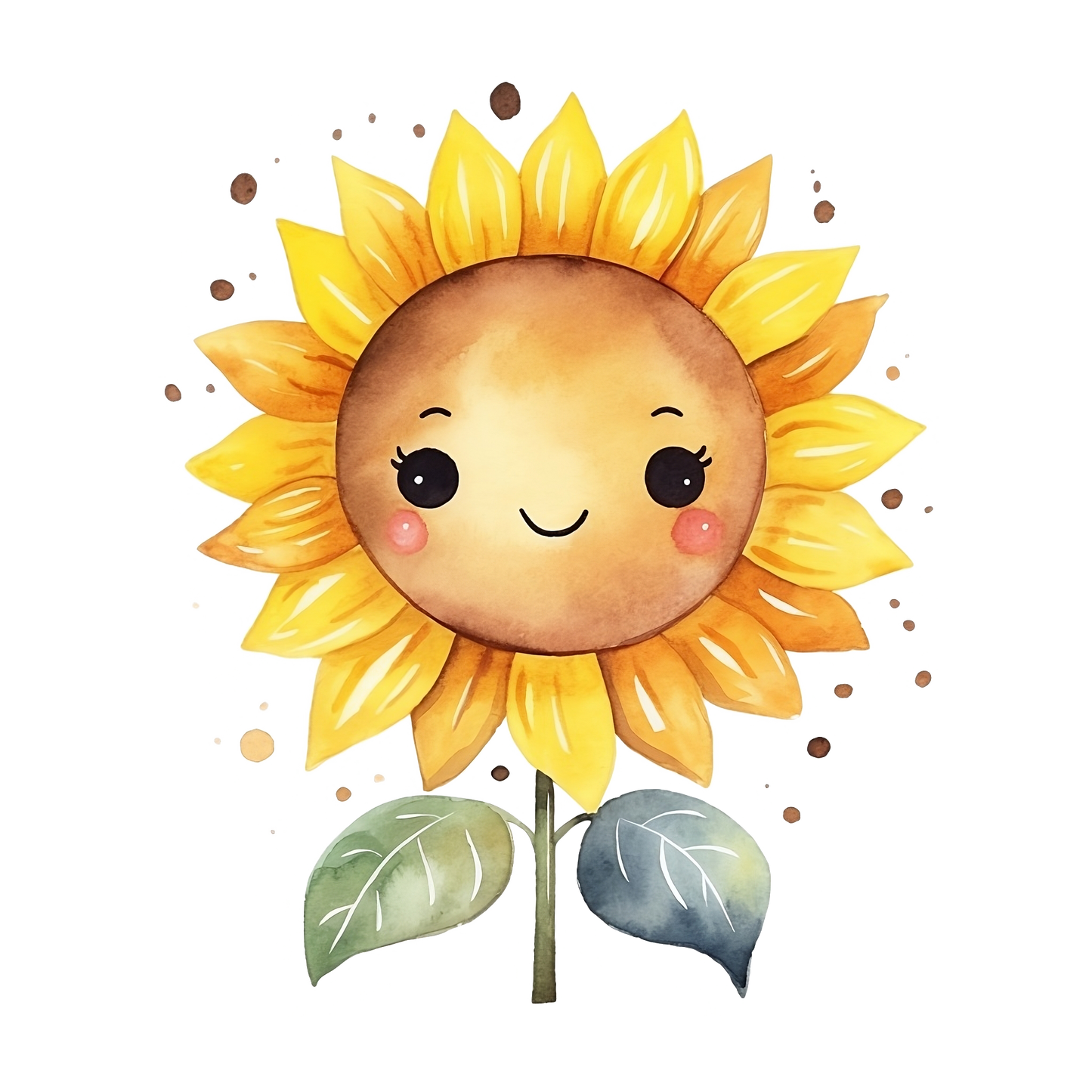 Bügelbild Sonnenblume