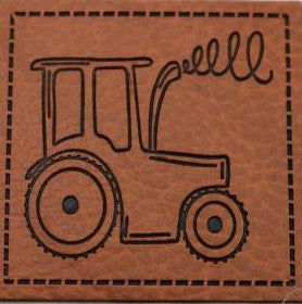 Kunstleder Patch Traktor