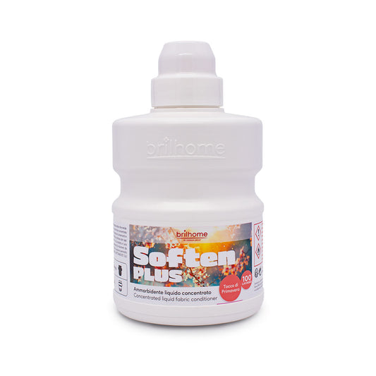 SOFTEN PLUS „HAUCH DES FRÜHLINGS“ – KONZENTRIERTER FLÜSSIGER WEICHSPÜLER 100 WÄSCHEN (VEGAN) 500 ML