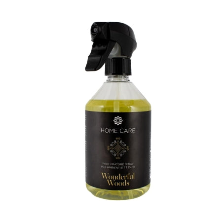 „HOME CARE“ DUFTSPRAY (INNENRÄUME UND TEXTILIEN) – „WONDERFUL WOODS“ - 500 ML