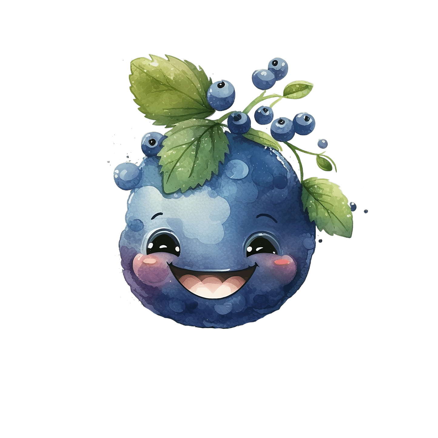 Bügelbild Blueberry