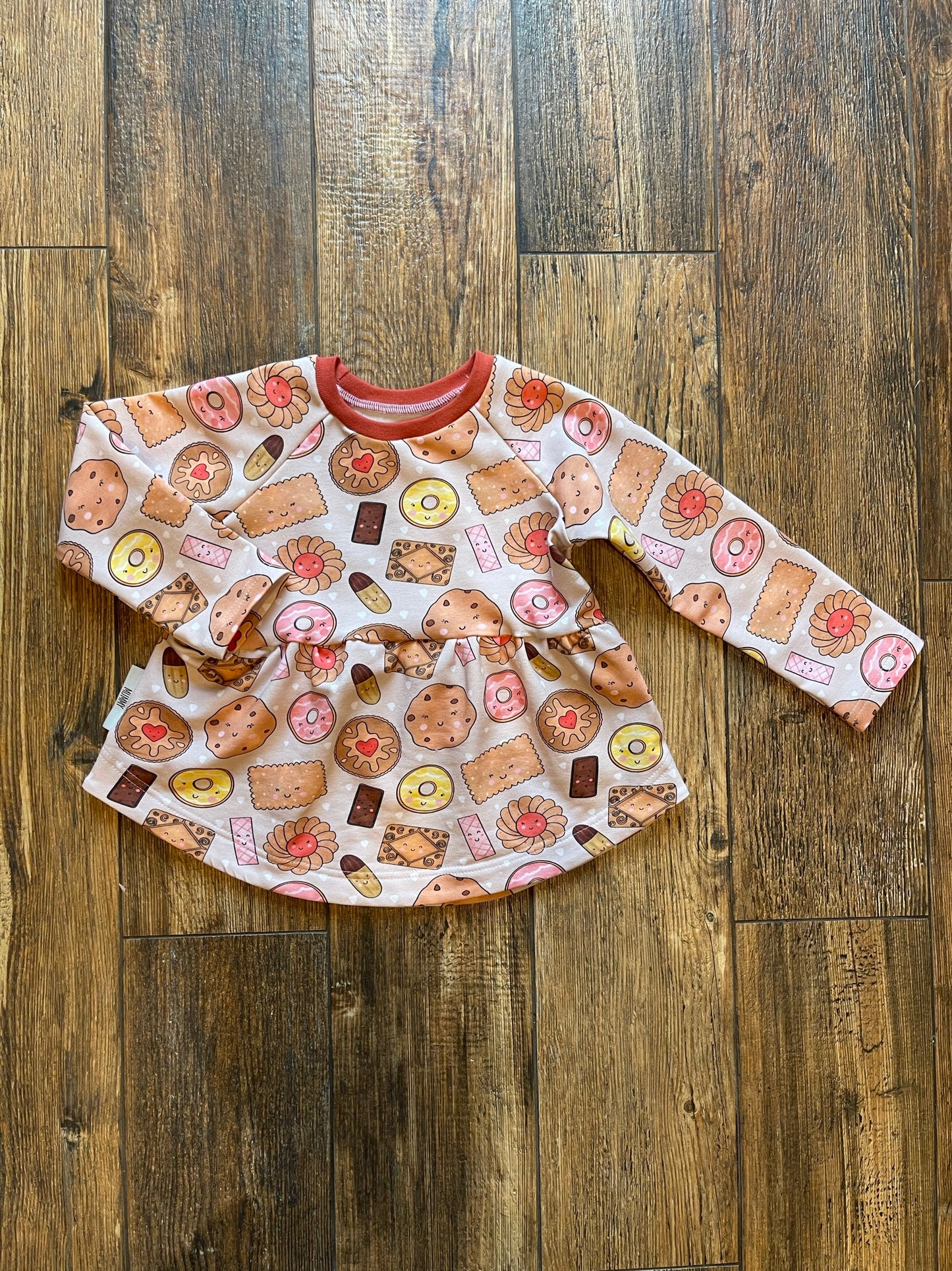 Ruffled Reglan Tunika