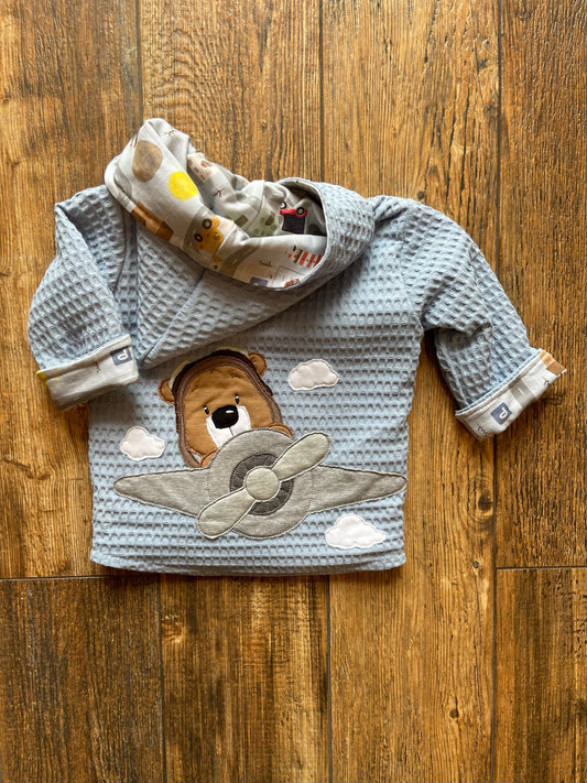 Stickbild Pilotenbär