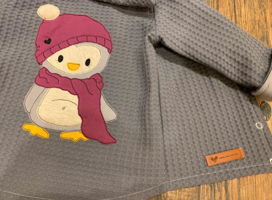 Stickbild Schneepinguin