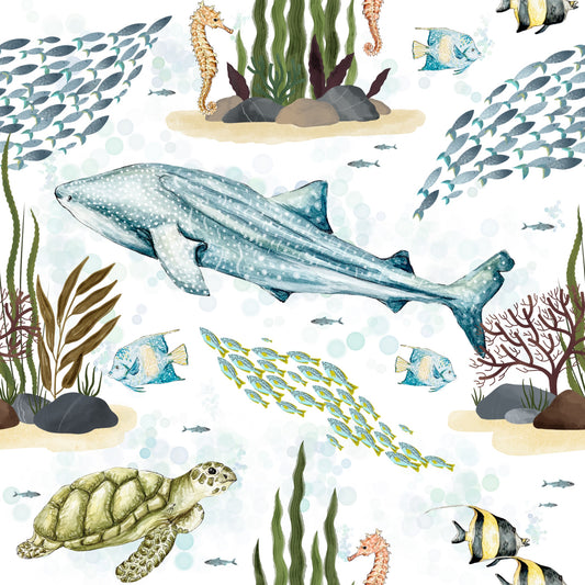 French Terry Unter dem Meer