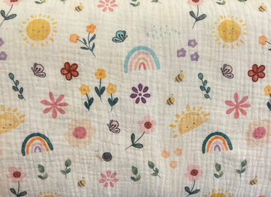 Bio Musselin Frühling