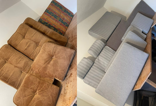 Wohnwagen Polster neu beziehen/polstern