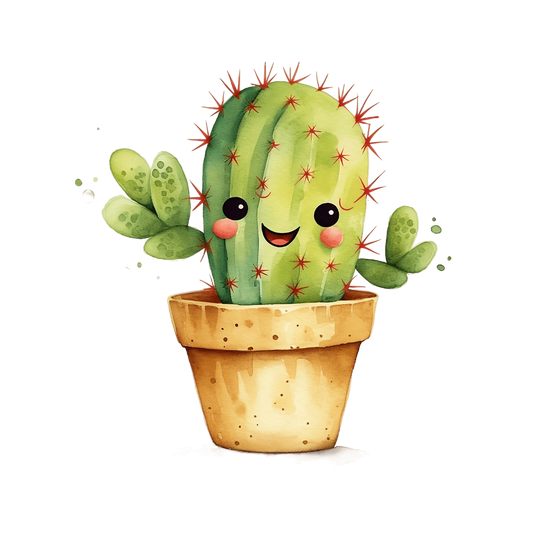 Bügelbild Kaktus