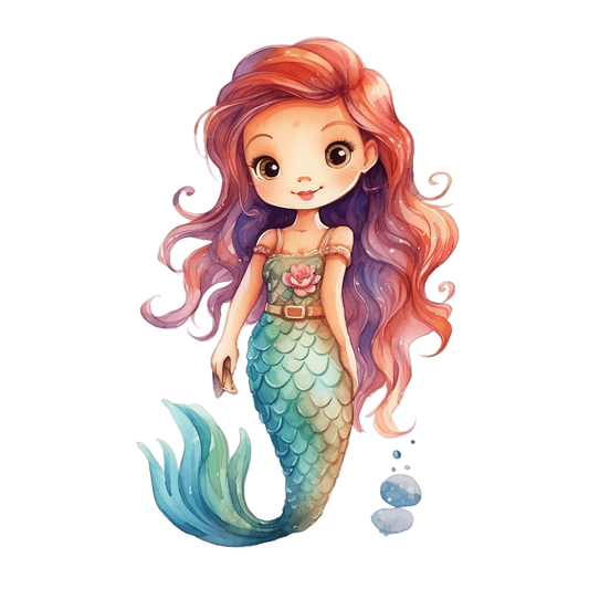 Bügelbild Merrjungfrau
