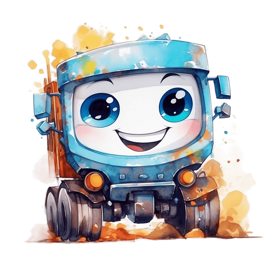 Bügelbild Lastwagen