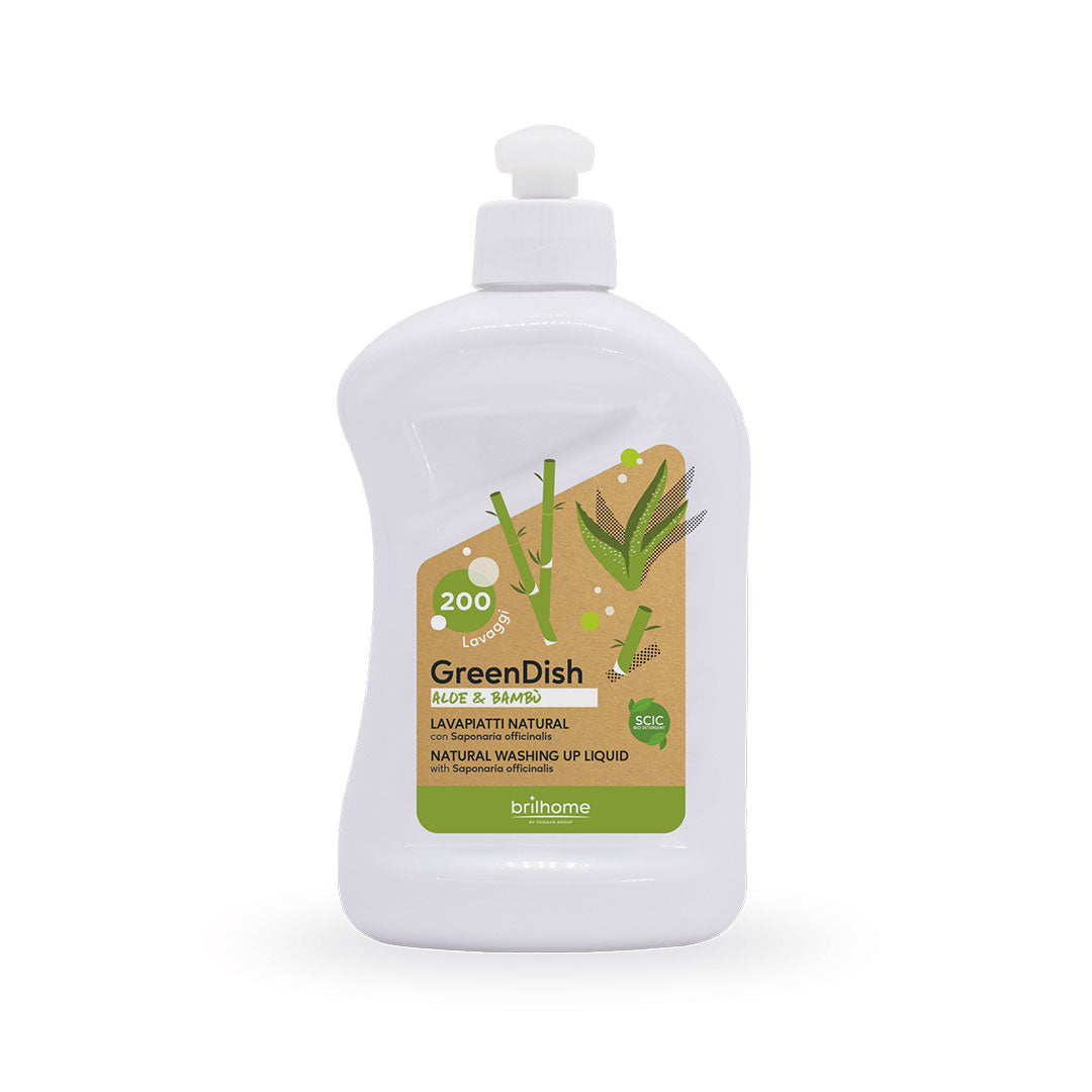 GREENDISH „ALOE VERA & BAMBUS“ (MIT ECHTEM SEIFENKRAUT) 500ml