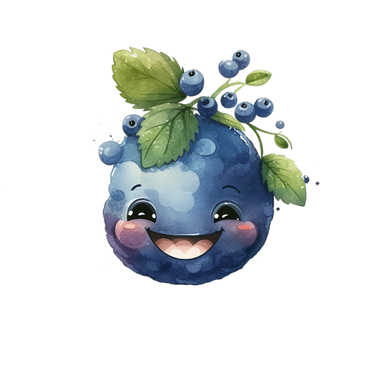 Bügelbild Blueberry