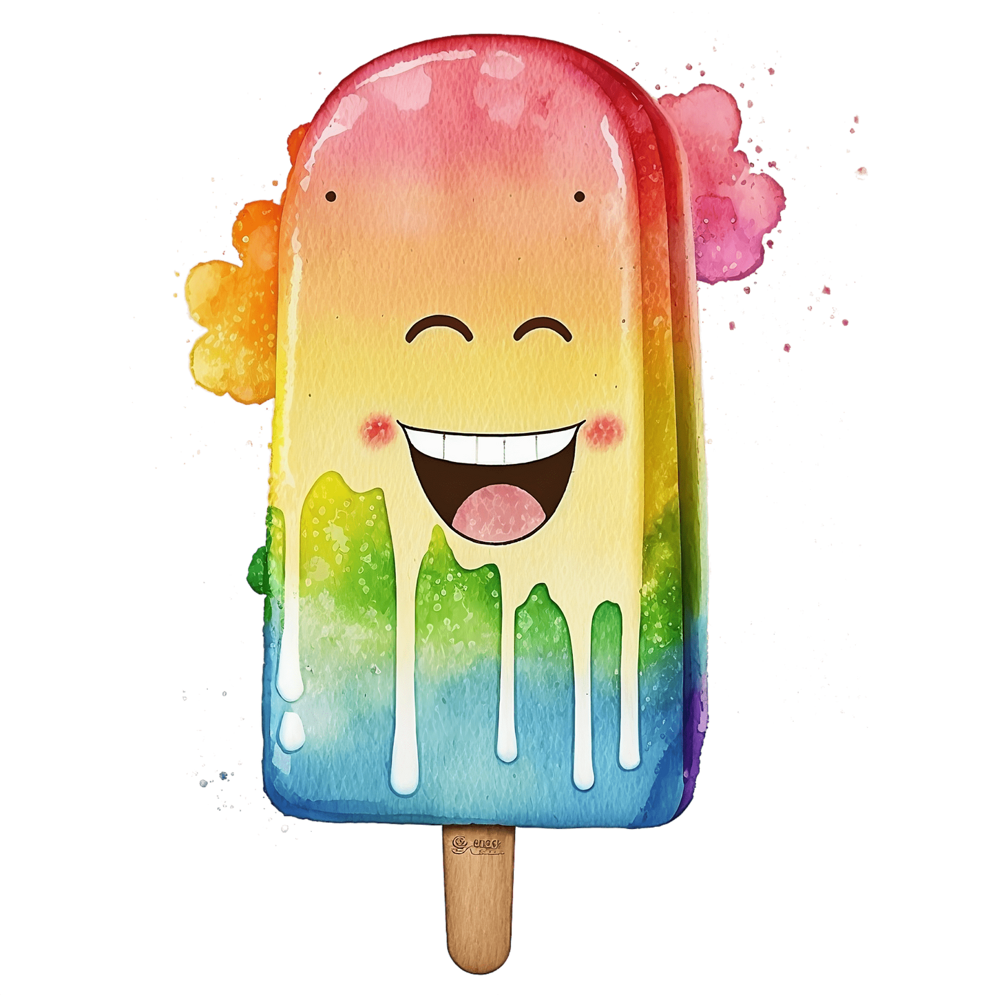 Bügelbild Popsicle